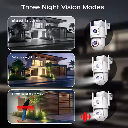 Jooan 4K 8MP HD Wifi PTZ Camera Outdoor 5G Wifi Dual Lens Security IP Cameras 5X Zoom AI Tracking ONVIF CCTV Surveillance Camera - Image 5