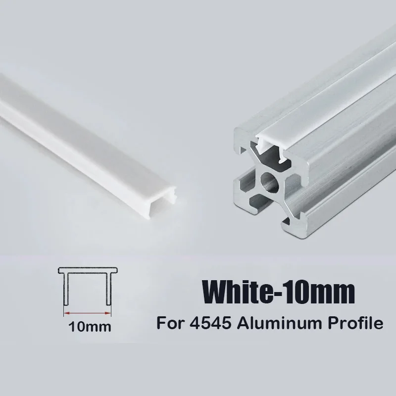 6Mm/8Mm/10Mm Platte Afdichtstrip Voor 20/30/40/45 Serie Aluminium Profiel Groef Stofdicht En Anti-Collision Cover Decoratieve Bar