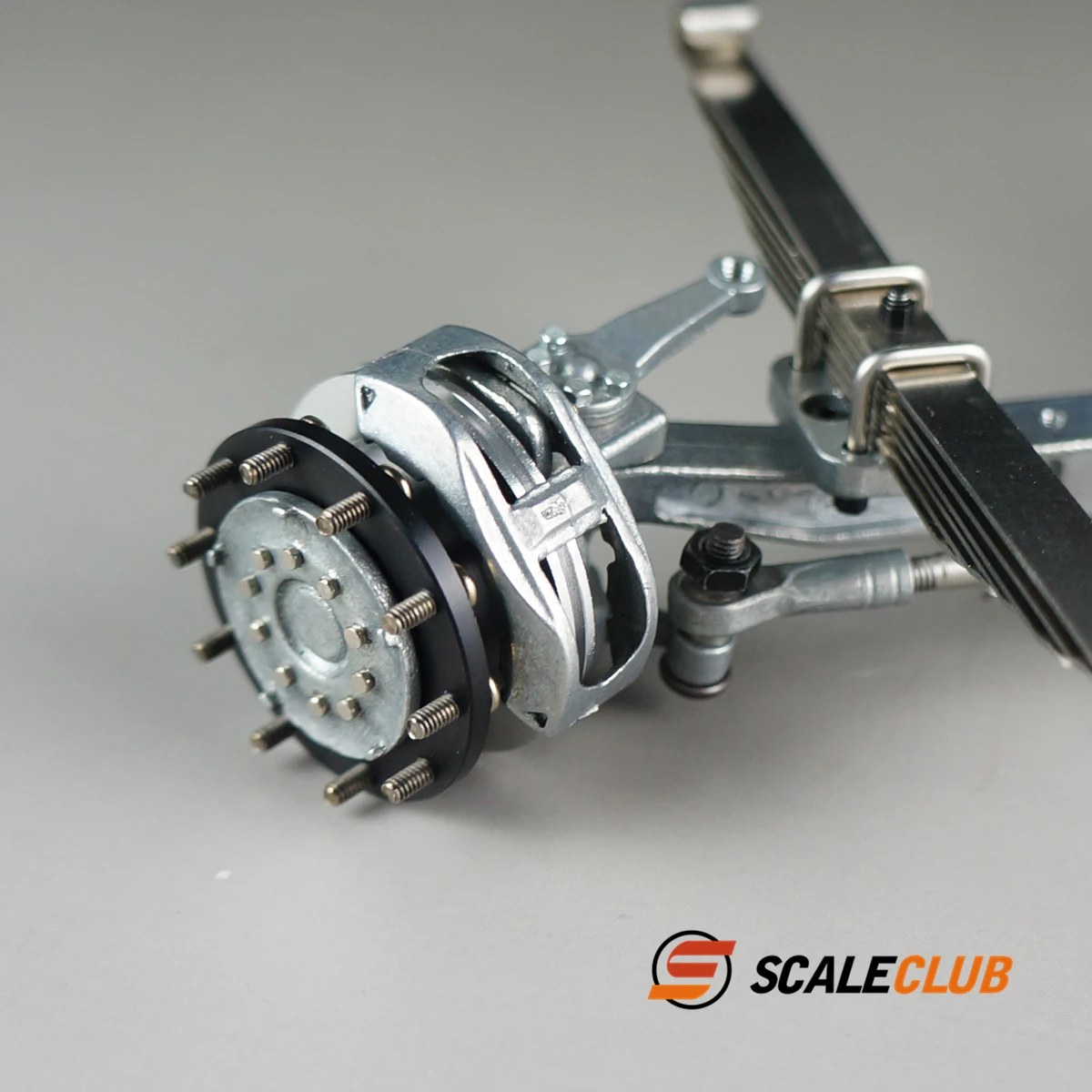 1/14 Scaleclub Front Axle Unpower Axle Metal Unpowered Brake Caliper For Tamiya Lesu 1 14 Scale RC Truck Parts Accessories