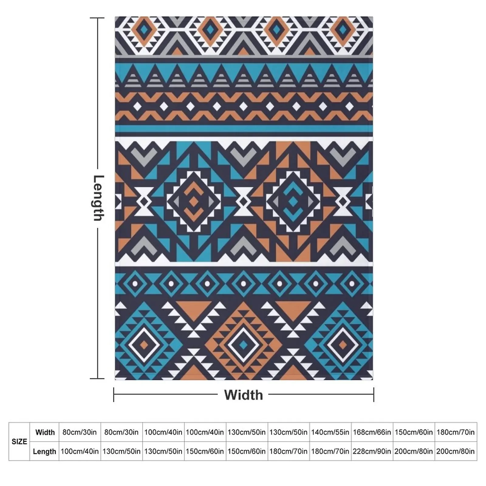 Ndebele Fashion Tribal Pattern African Style Geometry Art Throw Blanket halloween Comforter Blankets