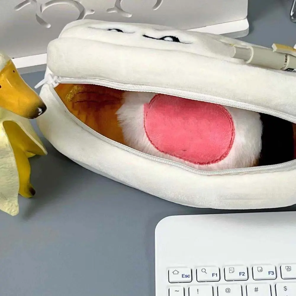 Large Capacity Funny Expression Pencil Pouch Makeup Bag Cosmetic Bag Pen Case Cartoon Stationery Storage Bag Girl Pen Bag