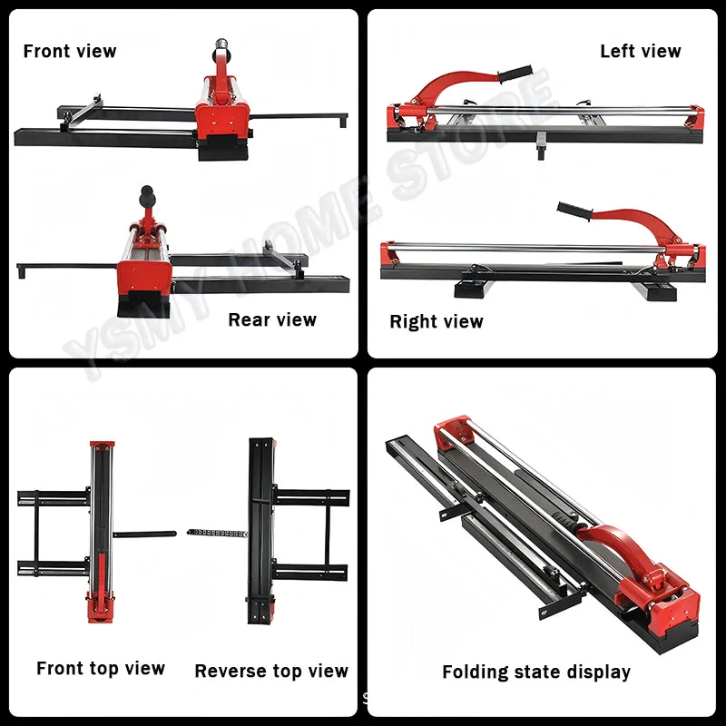 Manual tile cutting machine Double track Infrared positioning floor wall tile Push Blade High Precision Cutte processing tool