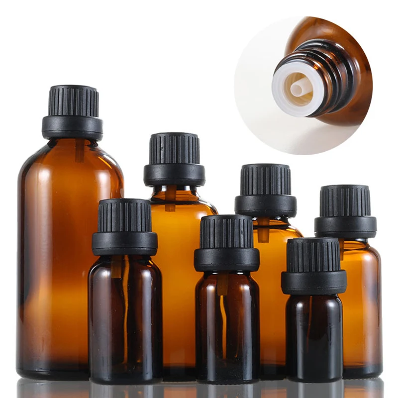 5-100ml Essential Oil Empty Bottle Portable Cosmetic Sample Bottling Bottle Liquid Essential Oil Perfume Hand Sample