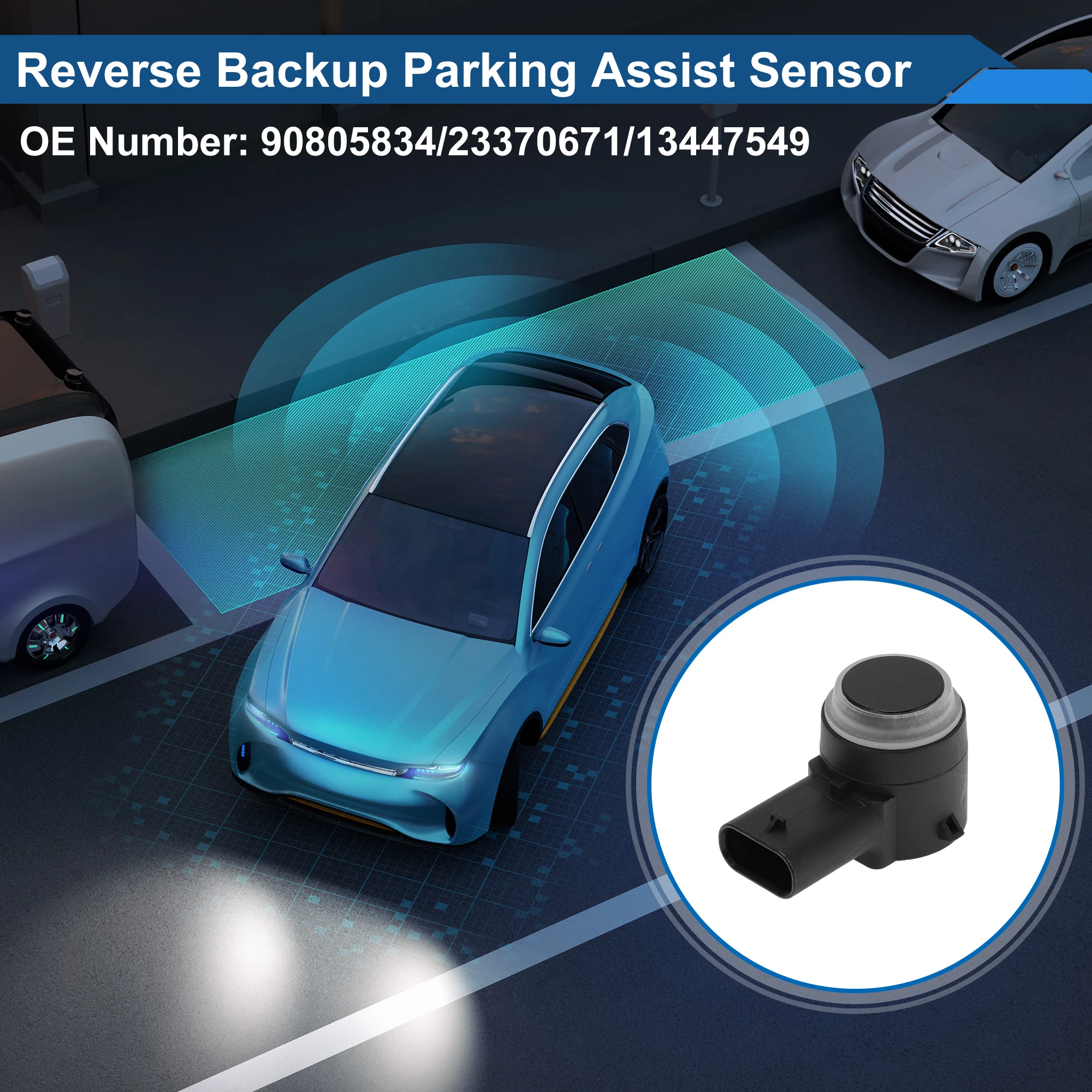 UXCELL No.90805834 Reverse Backup Parking Sensor for Chevrolet Volt 2016-2019 Black
