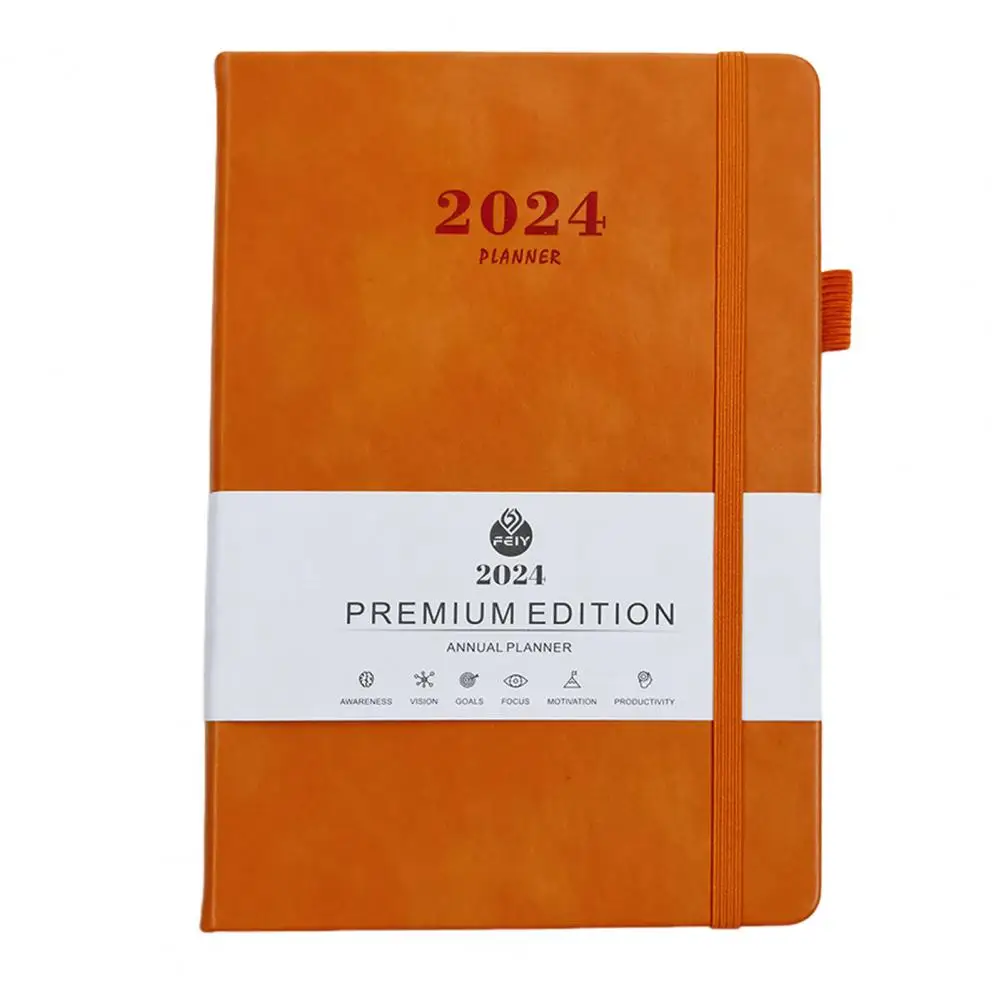 Office Notebook 2024 Planner Notebook Efficient Appointment Management Smooth Writing Schedule Book for Home Office Monthly