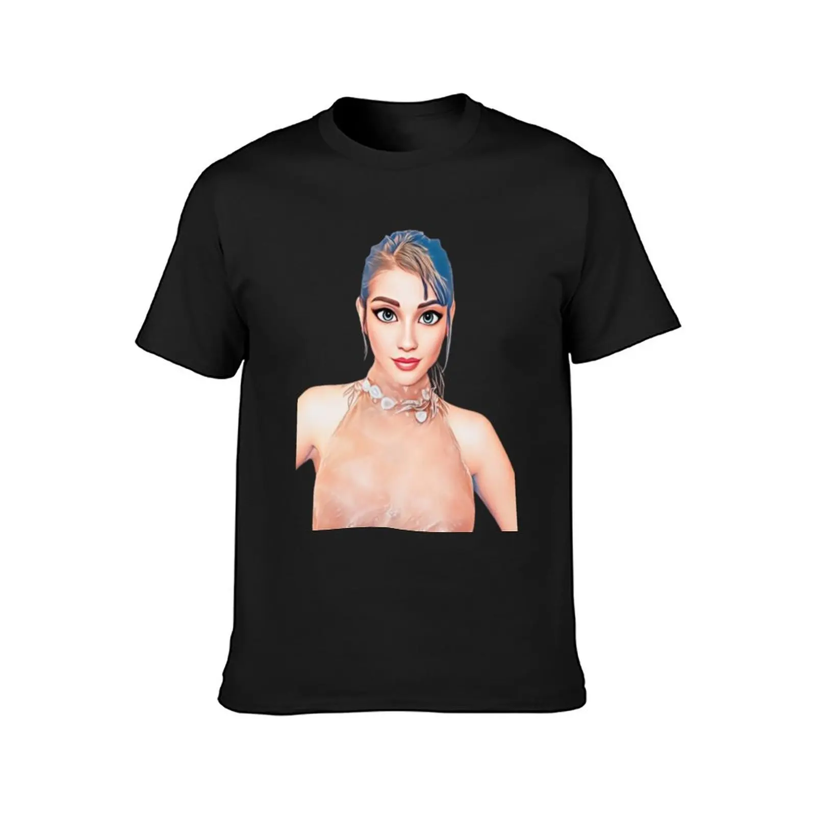 María Becerra Cartoon T-Shirt anime clothes cute tops tops men graphic t shirts