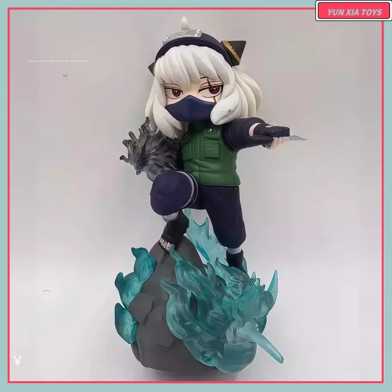 

16cm Anya Forger Cos Hatake Kakashi Figure Spy Family Gk Pvc Anime Figures Desktop Ornament Decorations Best Gifts For Children