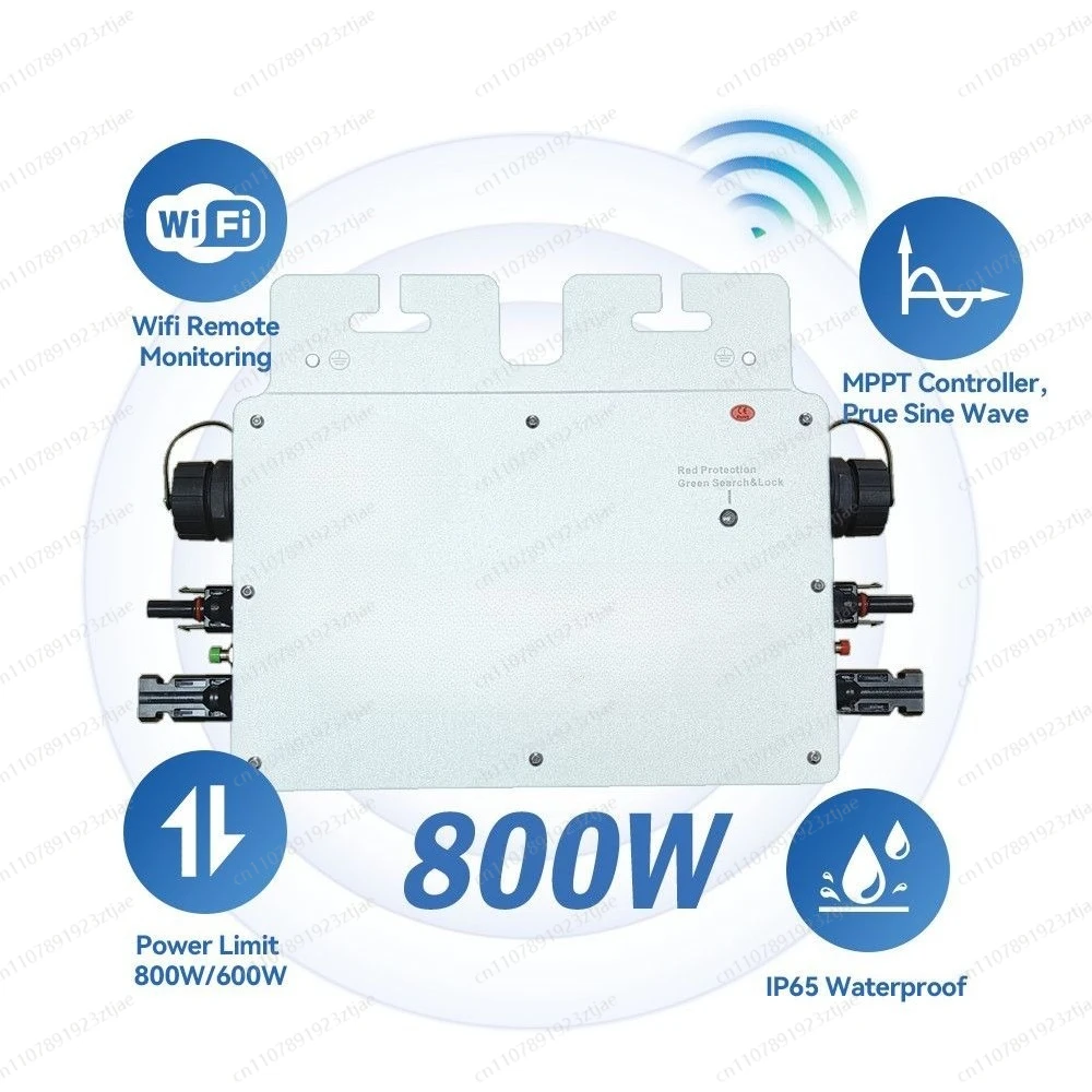 Picture 6: G-T-B800W 800W Solar Grid Tie Micro Inverter with Bluetooth APP Control for Home PV System