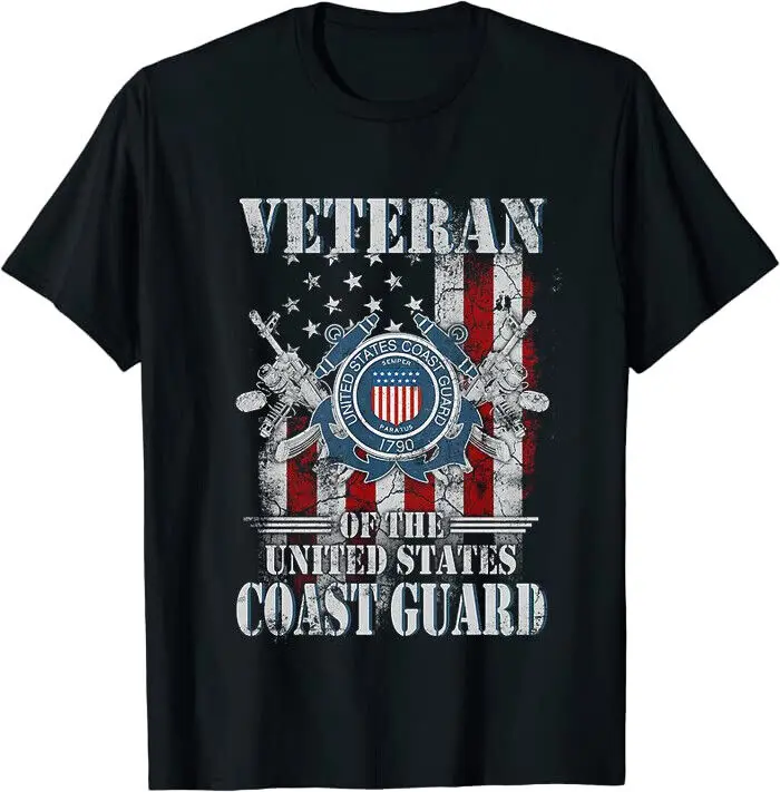 Veteran of the United States US Coast Guard Classic Tee T-Shirt Size M-3XL