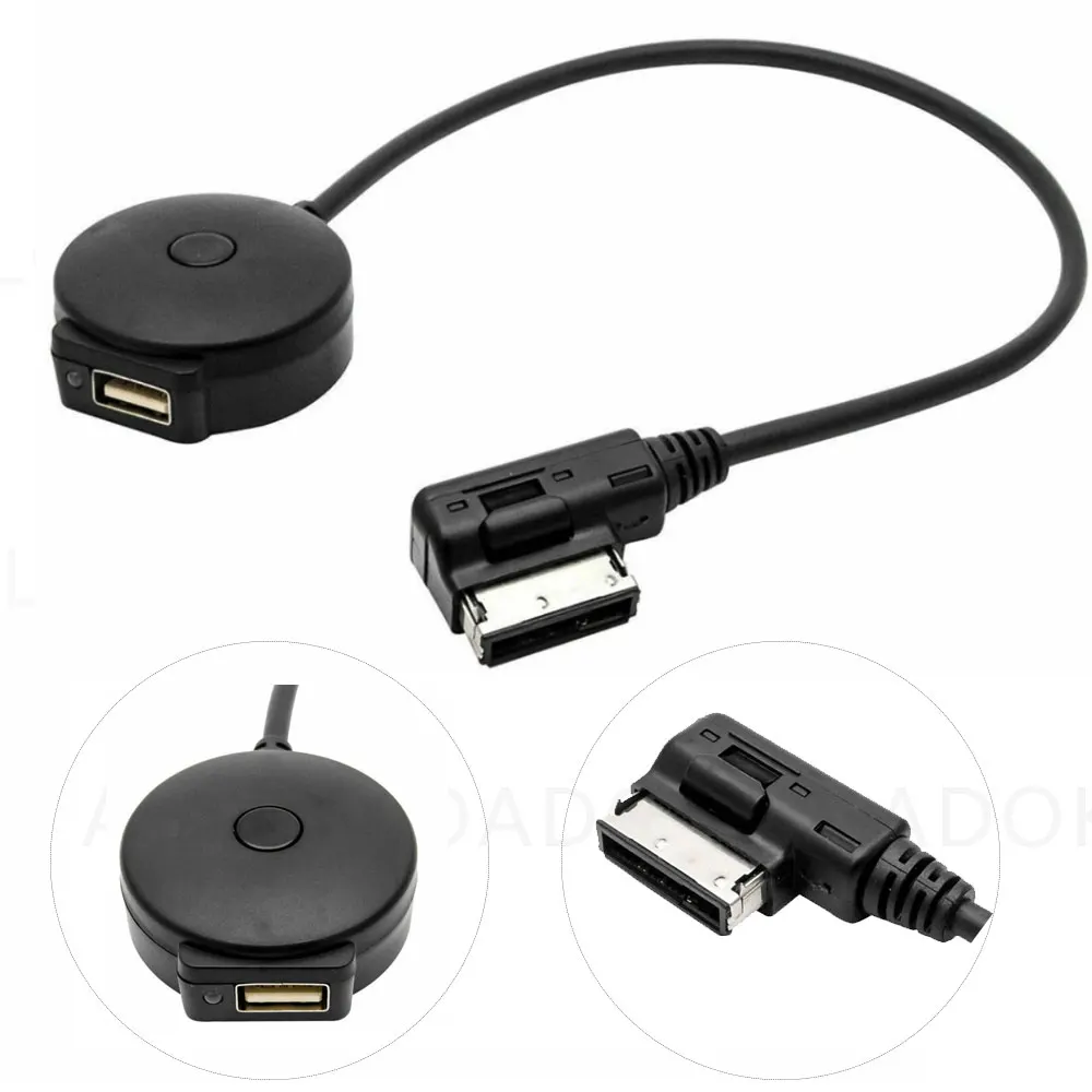 Samochodowy Bluetooth odbiornik AUX Adapter kabla USB do VW Audi 2G 3G MMI systemów A4 A5 A6 Q5 Q7 Audio wejście AMI MDI interfejs