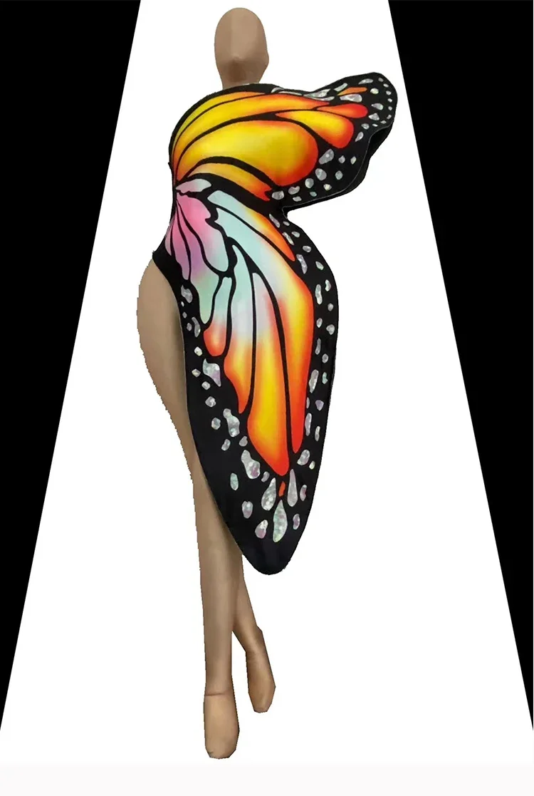 Аксессуары для рейва, праздничные наряды, крылья бабочки, аксессуары для костюмов, сценическая вечеринка, крылья для ночного клуба, косплей, женский танец, трансвестит