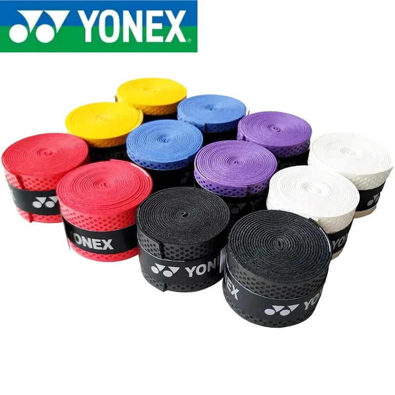 16 piezas/YONEX antideslizante tenis y raqueta de bádminton agarre absorbente de sudor tela de bádminton 7,5mm de espesor