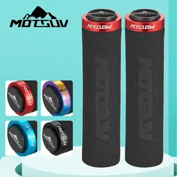 MOTSUV-Comfortable Sponge Bicycle Handle, MTB Handle, Anti Slip Alloy, Ultra Light, Bicycle Accessories, High Quality