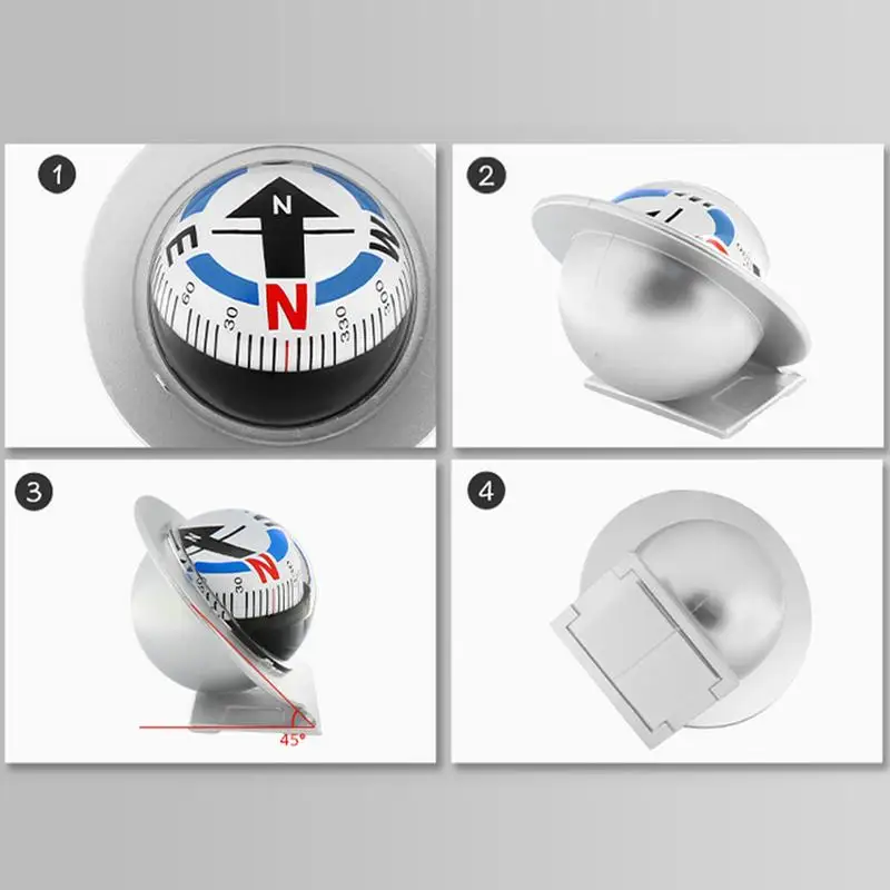 الكرة البوصلة بقاء البوصلة لوحة القيادة ديكور المشي لمسافات طويلة والعتاد بقاء أداة البحرية داش جبل قارب البوصلة للاتجاه