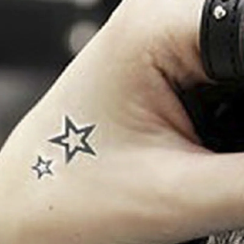 5pcs Hollow Star Water Transfer Star Waterproof Temporary Tattoo Sticker Sexy Product