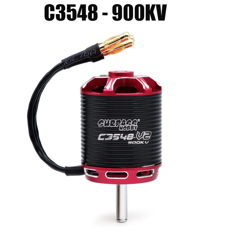 

Surpass Hobby C3530 C3536 C3542 C3548 V2 14-pole Hi-Torque Outrunner Brushless Motor For Fixed-wing Aircraft Airplane