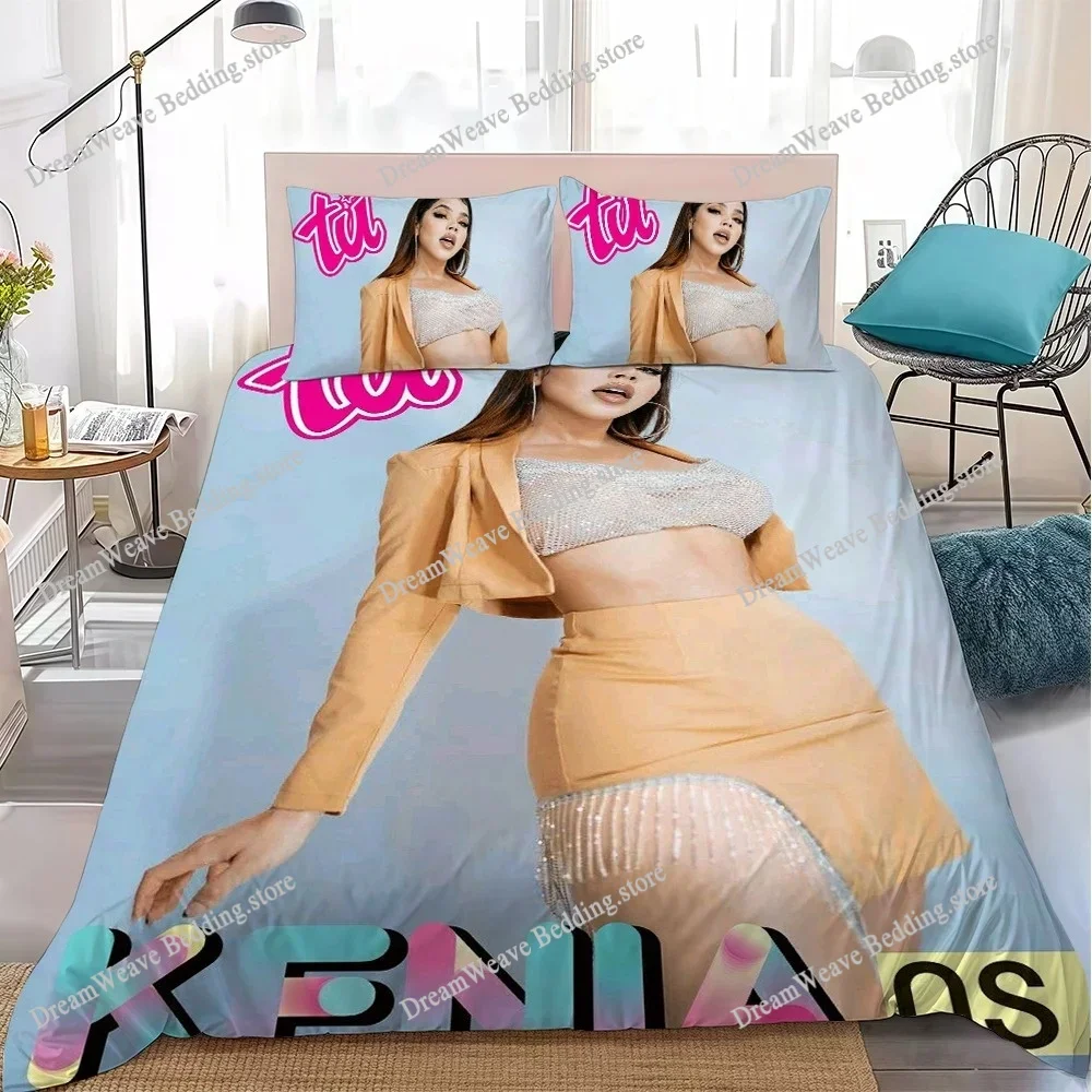 Kenia Os Rapper Duvet Cover Set Home Style Bedding Soft Laundry Cotton Bed Student Dormitory Gift