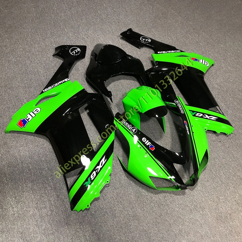 For Kawasaki ZX6R 2007 2008 ABS Plastic Fairing Set ZX-6R 07 08 Motorcycle Accessories Fairings Cover Parts Kit view 2