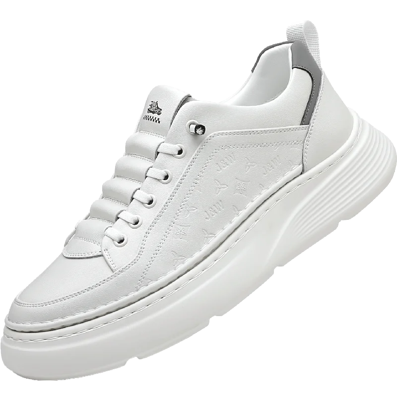 

Мужские кроссовки 2026: Новинка, натуральная кожа, дышащие, на толстой подошве, повседневные, универсальные, белые