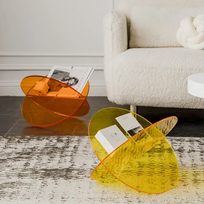 Étagère de rangement en acrylique, niveau d'apparence élevé, petite étagère à livres créative pour la maison familiale, étagère à speen plastique simple T1