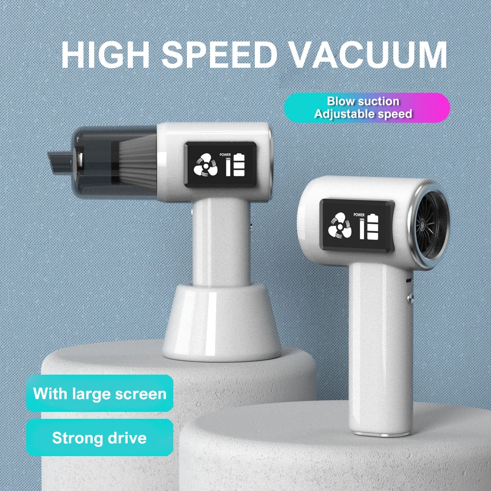 

Wireless Handheld Car Vacuum Cleaner Blower Car Cleaning High Power Suction Multiple Function Vacuum Cleaner USB-C Charging