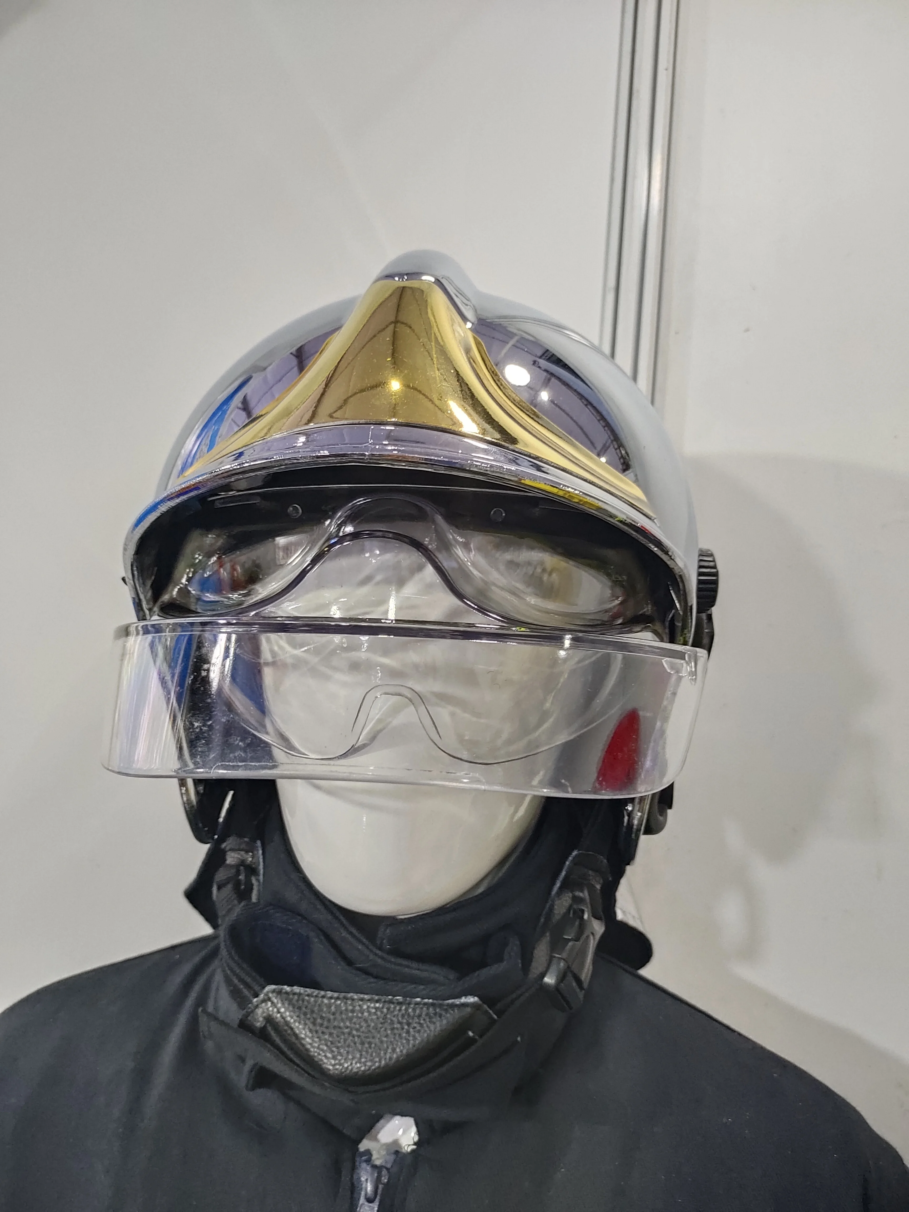 Fireman Helmet with Double Goggles