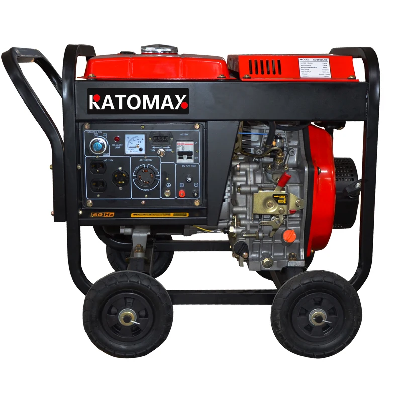 

factory hot sale open frame portable generator home use 3000w/5000w/6000w/7000w