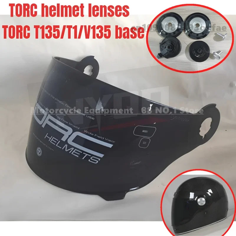 

Козырек для шлема TORC T135, противотуманные линзы, прозрачный и серебристый зеркальный щиток для основания T1/V135, H25049