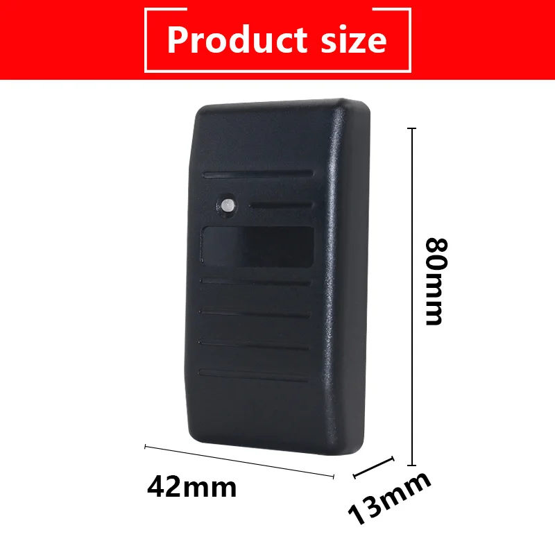 Imagem -04 - Prova d Água Nfc Card Reader Controle de Acesso Proximidade Card Reader Outdoor id 125khz Rfid sem Fio 26 34 Rs232 Ip68 à