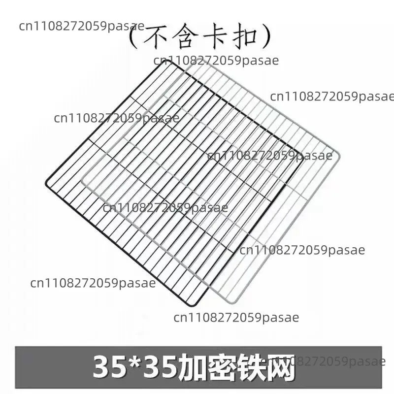 

6pcs Black 35x35 Mesh DIY Cage Materials, Custom Exclusive for Bird Parrot Pug Cages