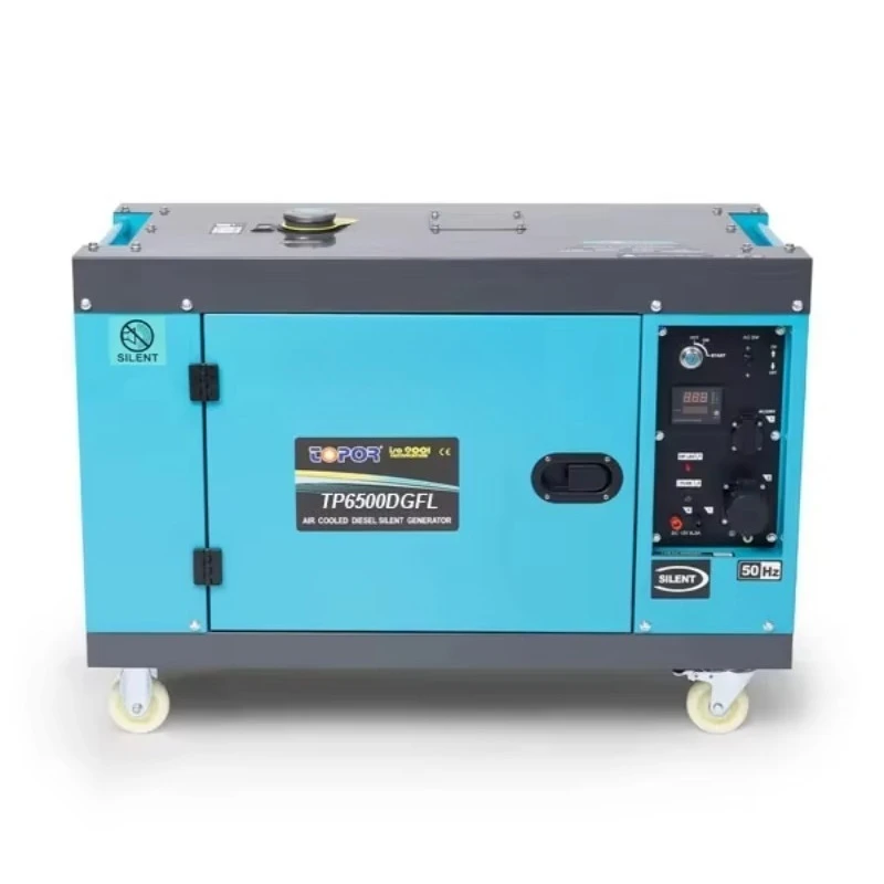 

TP9500DGFL Бесшумный генератор переменного тока номинальной мощности 6 кВт с максимальной выходной мощностью 7 кВт