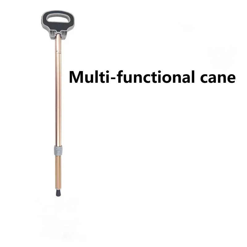 Multi-functional Aluminum Alloy Trekking Poles Telescopic Chair/stools Multi-functional Telescopic Walking Sticks