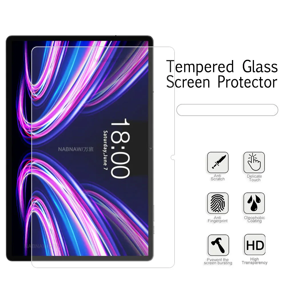 2 Pieces Ultra Clear Scratch Proof Screen Protector Tempered Glass For Teclast T50 Plus 11 inch Display Screen Anti-Damage Film