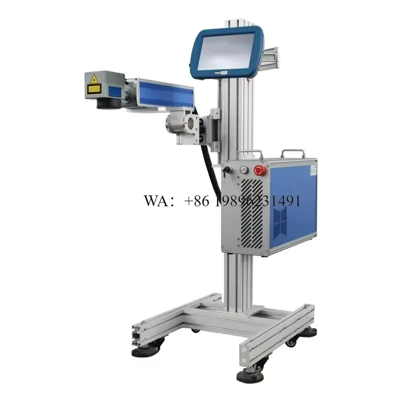 Wmwmnu for Manufacturer Competitive Price Online Flying Fiber Marking with Production Line