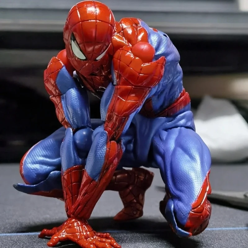 KAIYODO الرجل العنكبوت Ver2.0 KO مفصلية عمل أرقام أطقم منمذجة دمية سطح المكتب زخرفة ديكور العصرية اللعب الصبي متعة مفاجأة هدية