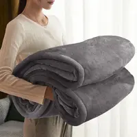 Large Faux Fur Warm Fleece Throw Soft Sofa Bed Mink Blanket Luxury Bed Blanket Anti-Static Fuzzy Soft Blanket Microfiber 3