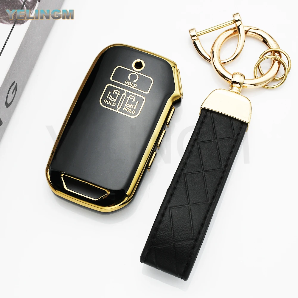 7 Button Key Fob Case Cover for Kia Carnival Fourth Generation Kia K5 Sportage R Stinger Sorento Cerato Remote Key Case keychain