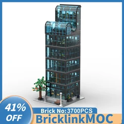 NEW 3700PCS City Hot Selling Street View Moc Modular Downtown Skyscraper DIY creative ideas Children Toy birthday Gift Blocks