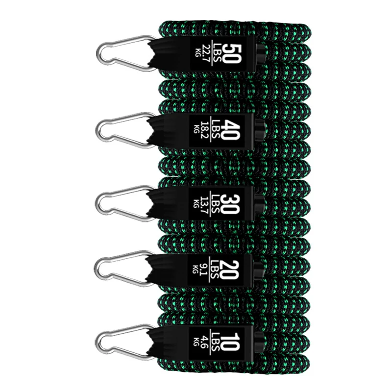 12pcs/Set Pull Rope, Resistance Bands, Portable Fitness Equipment, Ankle Strap, Chest Expander, Elastic Exercise Band Yoga Sport