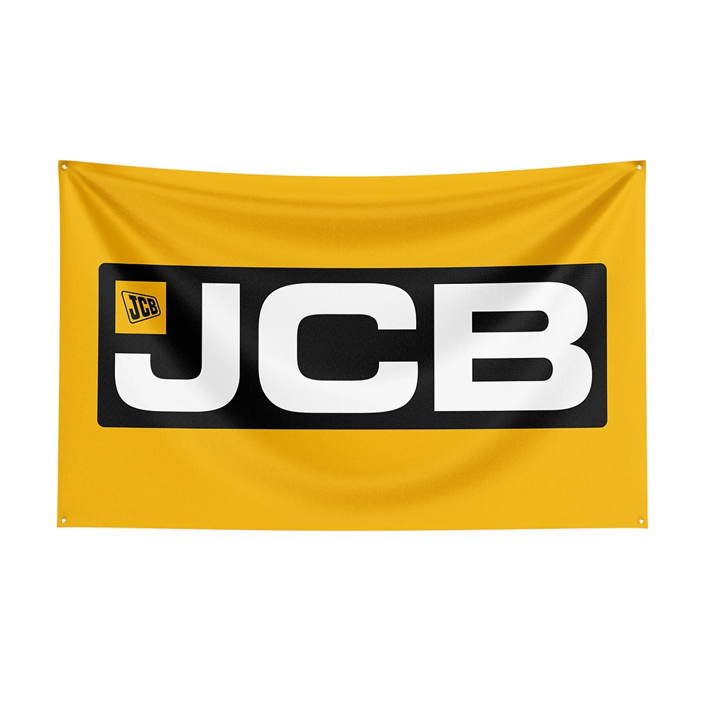 3x5Ft JCBs Flag Polyester Prlnted Mechanlcal Tool Banner For Decor 1