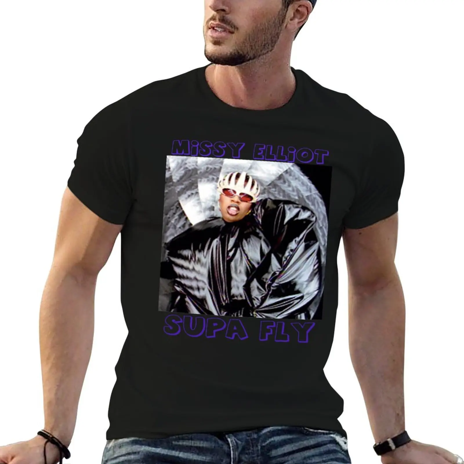 Missy Elliot Supa Fly Hip Hop 2000s misdemeanor elliott 1990s fan art essentials T-Shirt t shirts designer T-Shirt