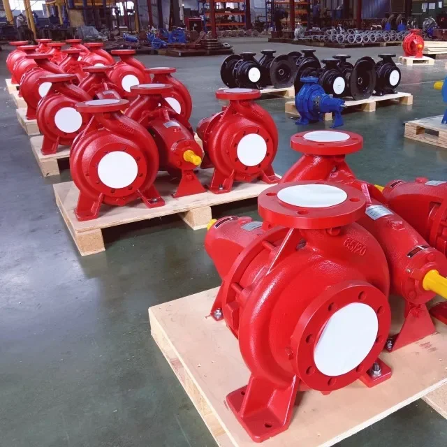 Bomba de agua centrífuga de alta velocidad, succión final, motor eléctrico de alta presión, sistema de bomba de lucha contra incendios