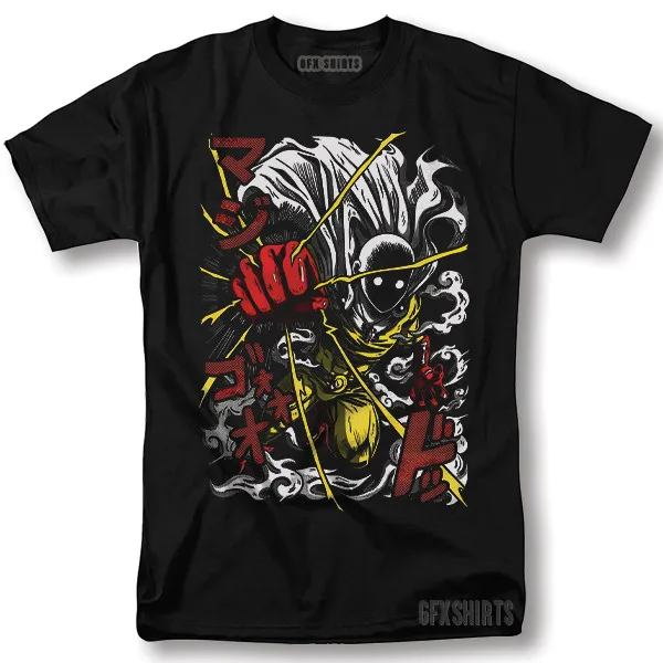 Satima One Punch Man Shirt Anime Manga Cosplay Graphic T-Shirt