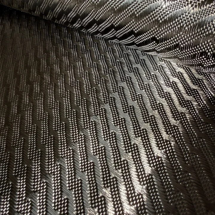 

3k240g Genuine carbon fiber lightning wavy pattern carbon fabric for automotive modifications, interior, exterior, and mirrors.