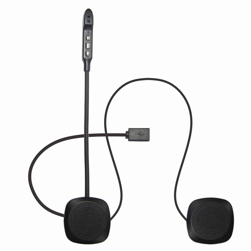 Auricular Bluetooth sem fio para motocicleta, Alto-falantes do capacete, Chamada com mãos livres, MP3 Music Player