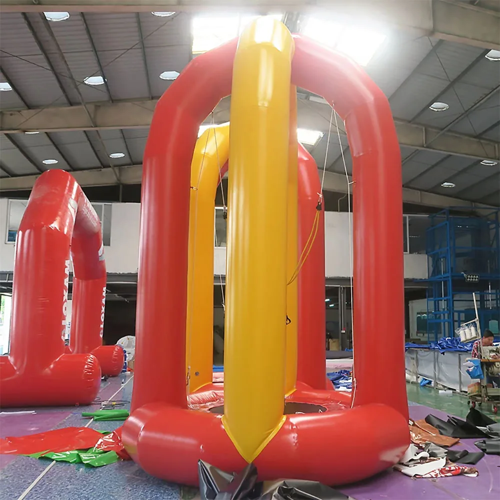 Outdoor Sports Inflatable Bungee Jumping Trampoline Exciting Bungee Trampoline for Active Recreationpromote sales