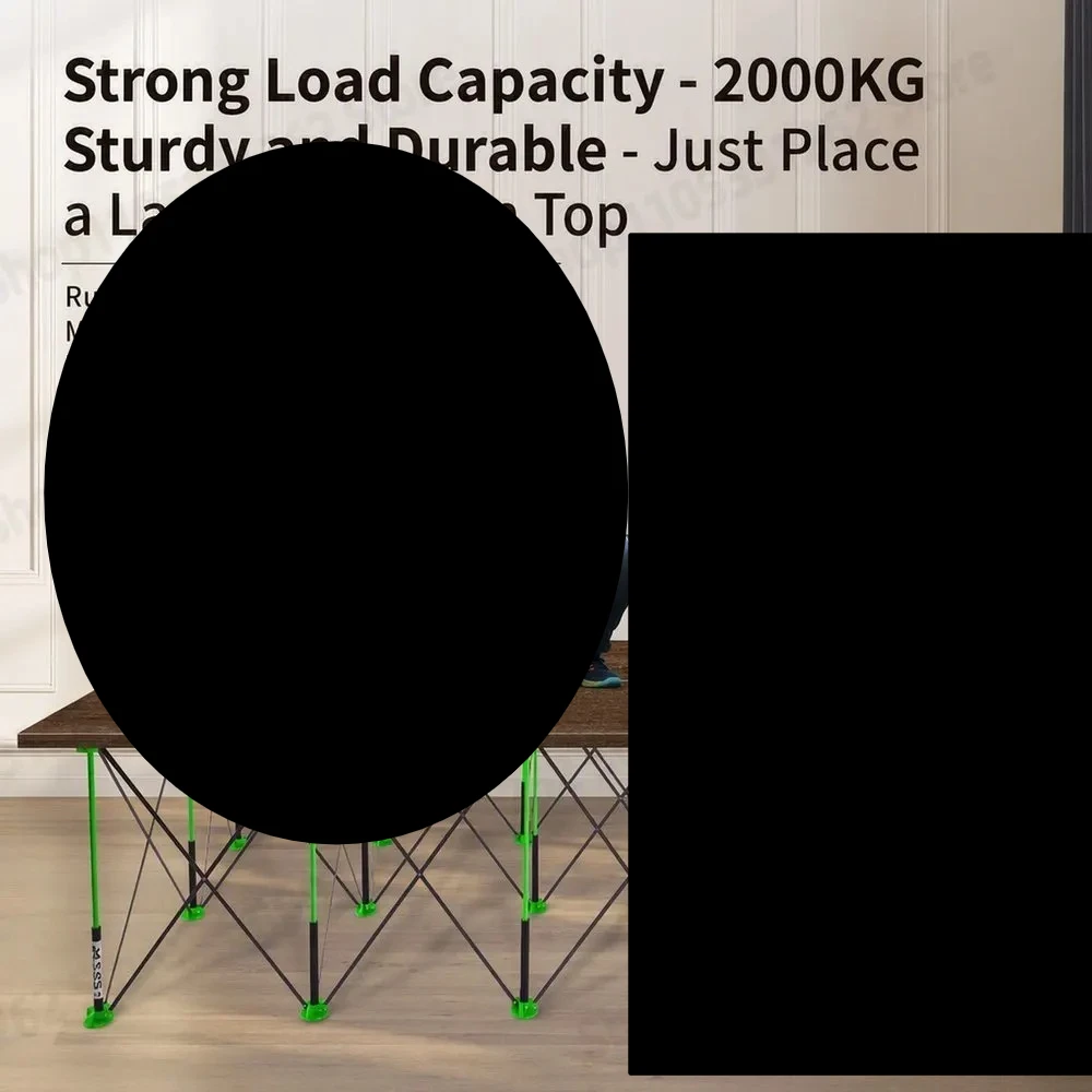 Heavy Duty Spider Workbench Max 3500kg 10 12 15 Legs Folding Stand for Engineering Large Board Batch Cutting Quick No Tool Setup