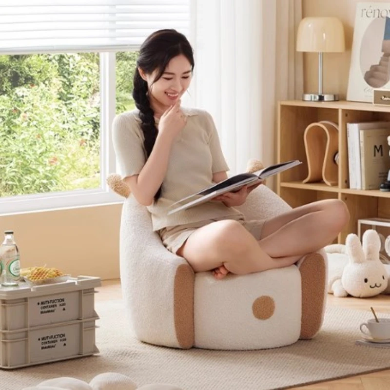 Girl Soft Sofa Chair Unique Filling Individual Modern Sofa Puffs Floor Woonkamer Banken Sofaset Furniture For Living Room
