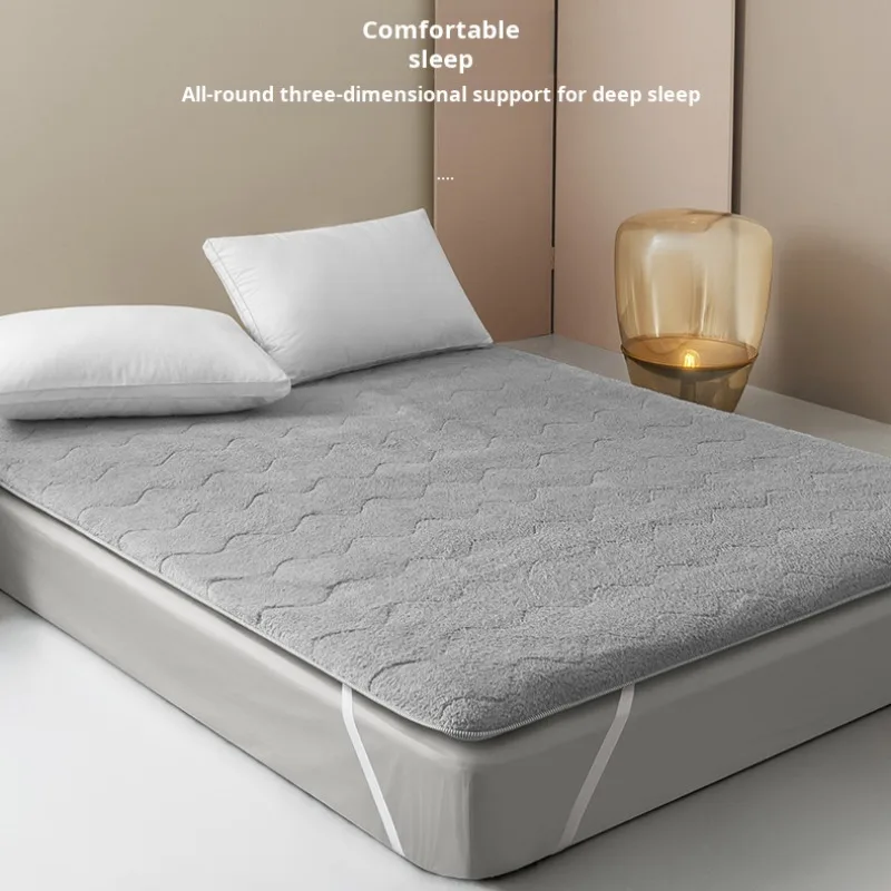 

Winter foldable thickened warm mattress tatami student dormitory floor bunk bed sherpa mattress