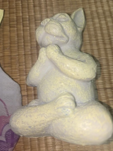 Outdoor Jardin Garten Yoga Pose Meditation Dog Resin Statue Ornaments Waterproof for Office Home Decor Garden Decoration photo review